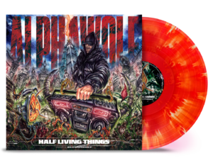 Alpha Wolf - Half Living Things (Cloudy Red on Clear)