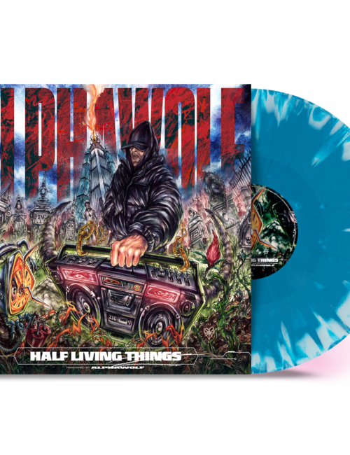Alpha Wolf - Half Living Things (Light Blue and Dark Blue Corona)
